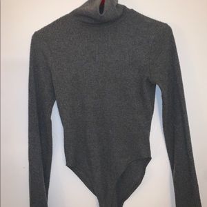 Forever 21 Medium Long Sleeve Sweater Turtleneck Bodysuit